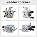 Dalom FS250 Carburetor for Stihl FS120 FS200 FS 250 FS300 String Trimmer Weed Eater Replace 4134 120 0603 with 4134 400 1301 Ignition Coil