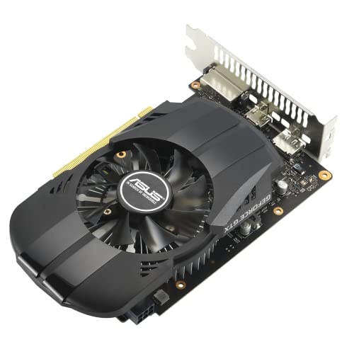 Image of ASUS Phoenix NVIDIA GeForce GTX 1650 OC Edition Gaming Graphics Card (PCIe 3.0, 4GB GDDR6 Memory, HDMI 2.0, DisplayPort 1.4a, DVI-D, Dual Ball Fan Bearings, Auto-Extreme)