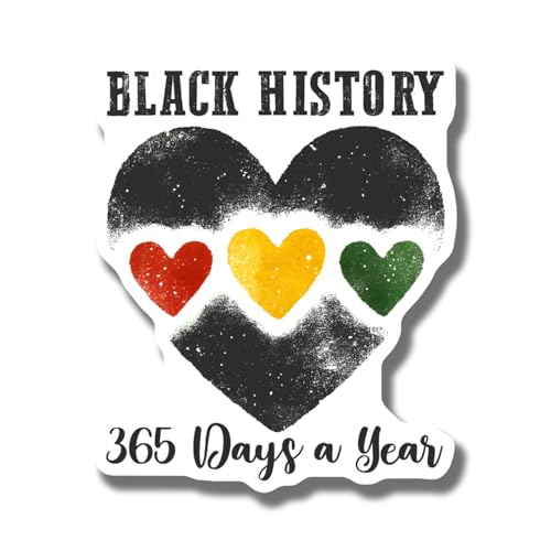 Black History 365 Days A Year Magnet - Heart Design