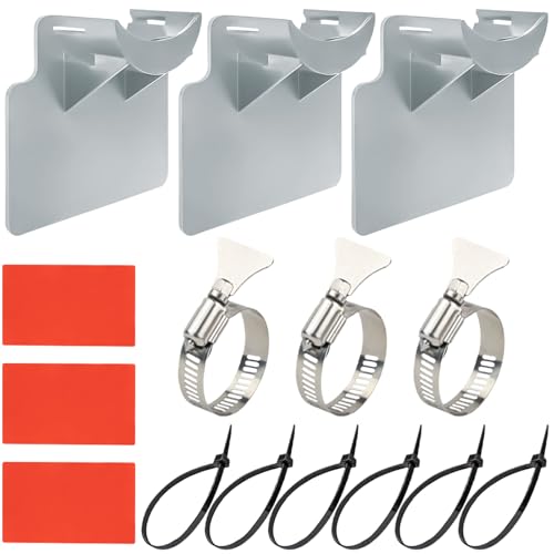 Pool Schlauch Halterung 3 Stück Schlauchhalter Schwimmbad Schlauchhalter Pool Schlauchhalterung mit Kabelbinder Poolzubehör für Schläuche mit Durchmessern von 21 bis 38 mm