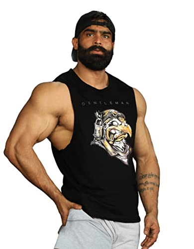 Image of JUARI BE A GENTLEMAN Cotton Regular Fit,Sleeveless, Gym Vest for Men, Set of 3 (Multicolour)