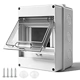 quadro elettrico da cantiere Ampia applicazione: questa scatola di distribuzione è ideale per la distribuzione secondaria in edifici residenziali, garage, officine, camper o applicazioni industriali come impianti elettrici navali e linee di produzione. Offre una protezione affidabile dei cavi ed è una soluzione versatile per progetti fai da te o lavori elettrici professionali.