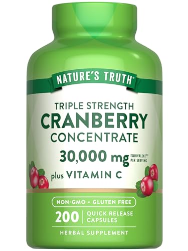 Natures Truth Cranberry Concentrate Pills | Plus Vitamin C