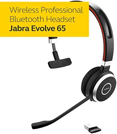 Jabra Evolve 65 UC Wireless Headset, Mono – Includes Link 370 USB Adapter –  Bluetooth Headset with Industry-Leading Wireless Performance, Passive Noise  Cancellation, All Day Battery : Amazon.com.au: Electronics