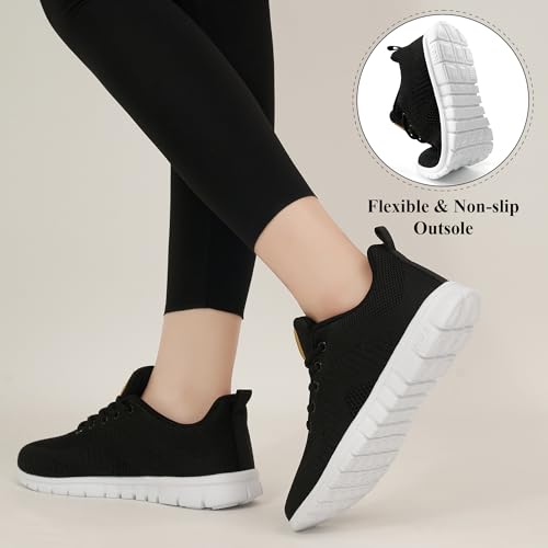 Image of Alicegana Sneakers for Women Walking Shoes: Lightweight Non Slip Comfortable Womens Shoes Footwear for Tennis Casual Work Travel
