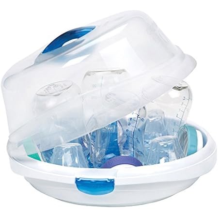 Amazon マンチキン スチーム 哺乳瓶 消毒ケース 電子レンジ Munchkin 並行輸入品 哺乳びん洗浄器具 ベビー マタニティ 通販