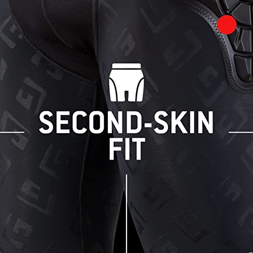 G-Form Pro-X Mountain Bike Compression Shorts With Padding - Athletic Shorts - Black Logo, Adult X-Large #TOP4