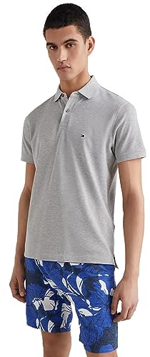 Image of Tommy Hilfiger Men's Short Sleeve Cotton Pique Polo Shirt in Regular Fit 2024 Collection