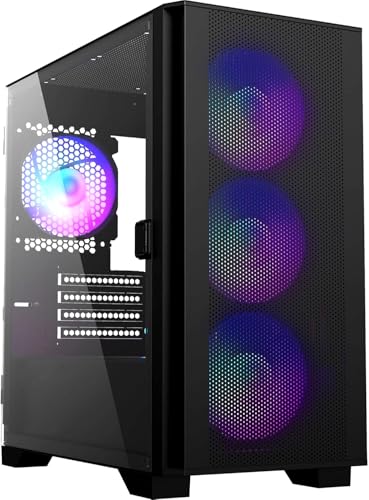 Image of Gaming PC Desktop GeForce RTX 5070 12GB, AMD 8-Core Ryzen 7 Processor, 32GB RAM, 1TB NVMe SSD, WiFi, Windows 11 Pro - Tower Computer