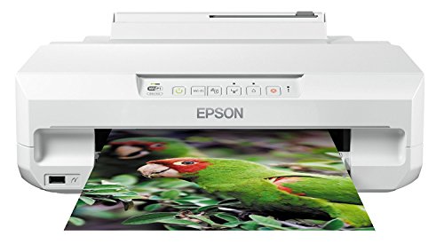 Epson Imprimante Expression Photo XP-55, Monofonction, Impression recto verso, double bac frontal, A4, Jet d'encre 6 couleurs, Wifi Direct, Cartouches séparées,, Noir