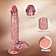 27cm großer Silikondildo mit Saugnapf und realistischer Textur - das ultimative freihändige Vergnügen für Erwachsene!