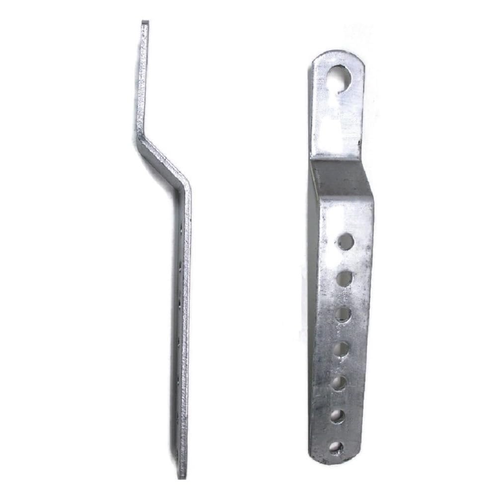 FreeAgain 2 Pieces 11.5? x 1.5? Brackets Boat Trailer Keel Roller Adjustable Bracket Kit,Two Galvanized for Repair,Replacing Original Equipment