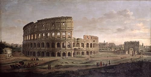 Le Colisée Gaspar Van Wittel affiche toile pour revivre la magie des voyages à Rome