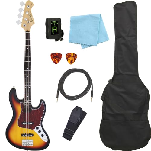 Legend LJB-Z TT 3TS エレキベース 3TS 初心者向け LEGEND LJB-Z TT 3 Tone Sunburst ベース 初心者12点セット