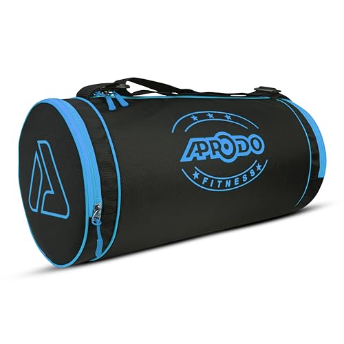 Image of APRODO Polyester PU Coated Sports Duffle /Shoulder /Gym Bag for Men & Women, 23L (18 x 9 x 9) Inch
