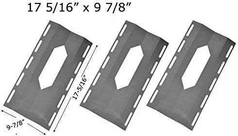 Nexgrill 720-0008-T, 720-0108, 778627, Harris Teeter 21001, Kirkland 778627, SKU778627, Sterling Forge Coutyard 2404 (3-Pack) Stainless Steel Heat Shield