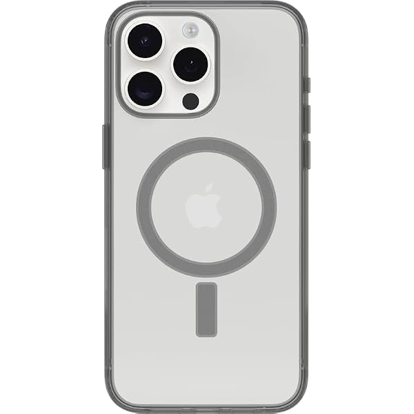OtterBox Clear Case Series z MagSafe na iPhone 15 Pro Max, odporny na upadki, ultracienki, ochronny cienkie etui, przezroczysty, 3x Przetestowane Zgodnie ze Standardami Wojskowym, Narwhal