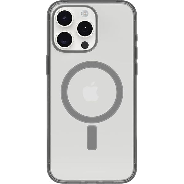 OtterBox Clear Case Series z MagSafe na iPhone 15 Pro Max, odporny na upadki, ultracienki, ochronny cienkie etui, przezroczysty, 3x Przetestowane Zgodnie ze Standardami Wojskowym, Narwhal
