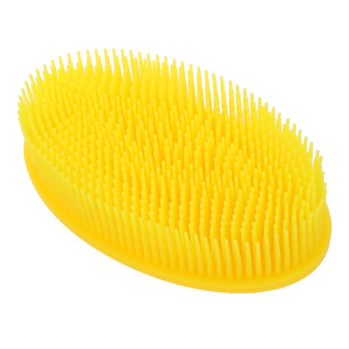 SHOWERORO Baby Bath Brush Set Newborn Scalp Scrubber Soft Silicone Head Brush Cradle Cap Comb Bath Tool