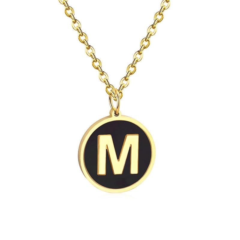 " M " Letter Alphabet Necklace Pendants Chain Pendant for Girls Women Valentine Gift (B0CKXSLQX6) Amazon Price History, Amazon Price Tracker