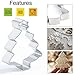 Christmas Cookie Cutters (16 Piece)，Stainless Steel Baking Shape Molds For Making Muffins, Biscuits, Christmas Tree, Christmas Hat, Santa Claus, Angel, Reindeer, Bell, Socks ect.