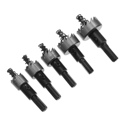 Veemoon Hole Saw Kit for Door Peep Holes Dry Drill Bits for Marble Granite High-Speed Steel