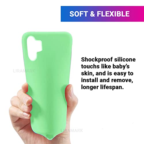 Image of LIRAMARK Liquid Silicone Soft Back Cover Case for Samsung Galaxy Note 10 Plus /Note 10+ (Mint Green)