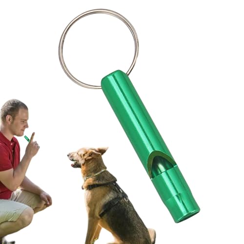 Ultrasonic Dog Whistle,Aluminum Alloy Recall Whistle Anti Barking Tool | Lightweight Stop Bark Control Training Behavior Aids fo