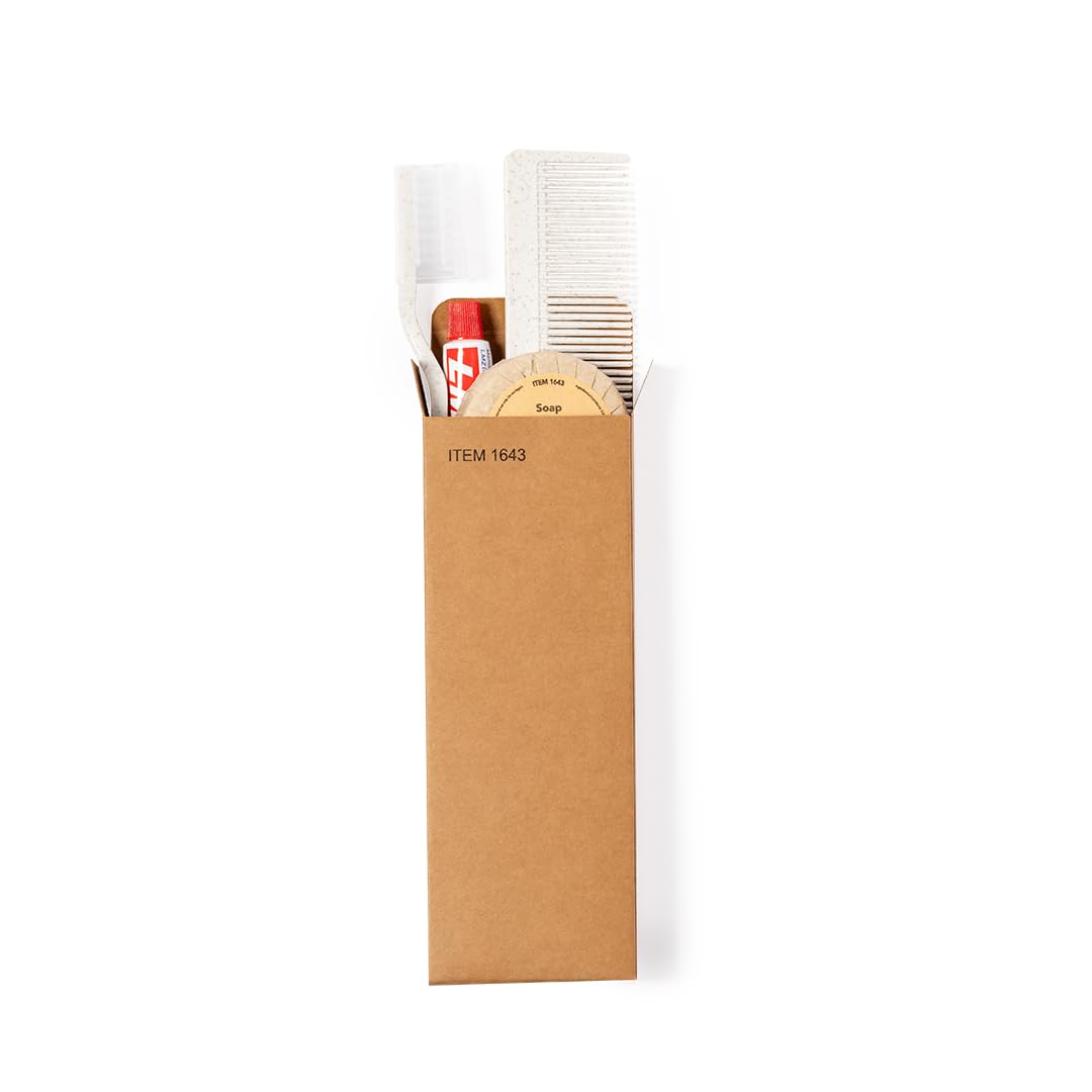 50 Lotes cepillo dientes + Pasta De Dientes + Pastilla Jabón + Peine, Empaquetados Individualmente. Para El Equipo Del Baño Del Hotel, Lavado De Campamento De Viaje, Pack practico y completo.