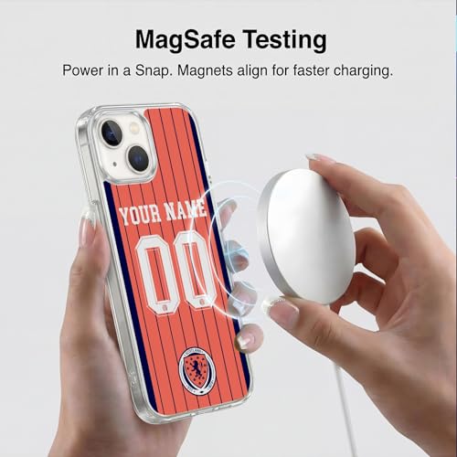 Coque iPhone 14 Plus MagSafe Maillot Écosse pour Supporter en Déplacement - 5
