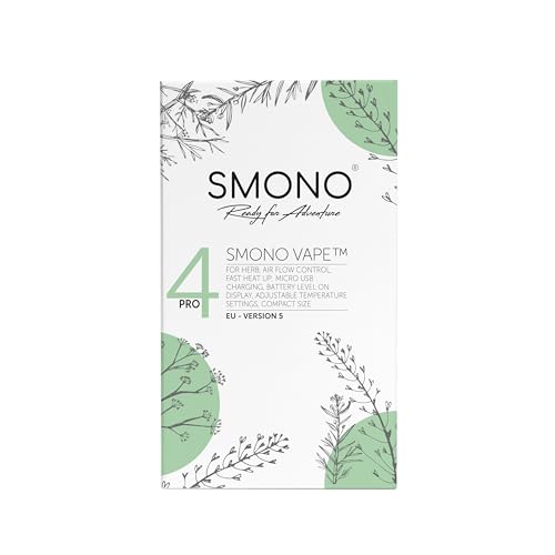 Smono No. 4 Pro Vaporizer 2025 - Verdampfer + Labor-Glasmundstück + hohe Sicherheit