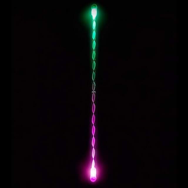 led twirling baton