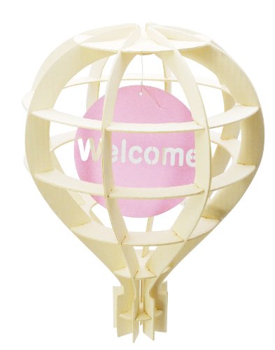 現代百貨 組み立てキット ペーパー モビール キキュウ ピンク K252-PK