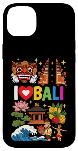 I Love Bali �C���h�l�V�A ���s ���� ���y�Y �X�}�z�P�[�X iPhone 14 Plus �p