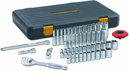 Image of GEARWRENCH 51 Pc. 1 /4 Inch Drive 6 Pt. 120XP Mechanics Tool Set, Standard & Deep, SAE /Metric - 80300P (Pack of 6)