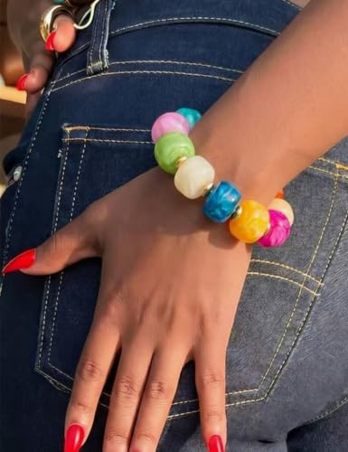 Stackable Stretch Beaded Bracelet Set - image 4