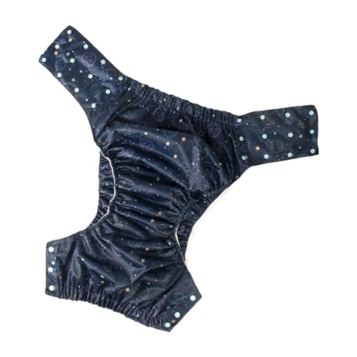 大人用布おむつ 洗えるおむつカバー ソフト素材 失禁下着 スペースマン XL, 宇宙人