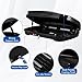 EcoExplorer Rooftop Cargo Carrier Hard Shell, 12.4 Cubic Feet Heavy-Duty Roof Cargo Box, Lockable Roof Top Cargo Carrier Box with 2 Reinforced Straps and 2 Keys for Car, Wagon, SUV