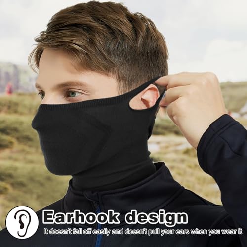 Image of WTACTFUL Ski Mask Neck Gaiter Warmer Balaclava Half Face Mask Men Women