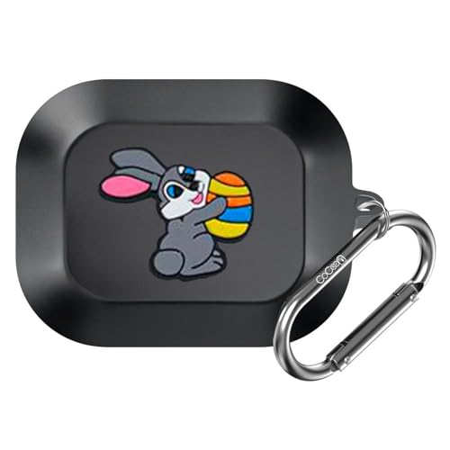 Image of Soft Silicone Case Cover Compatible for Realme Buds Air 8 (Rabbit)