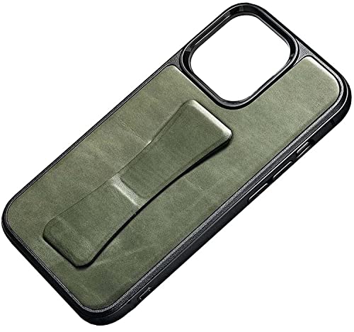 Coque iPhone 13 GUMMMY vert avec béquille pour regarder vos vidéos mains libres