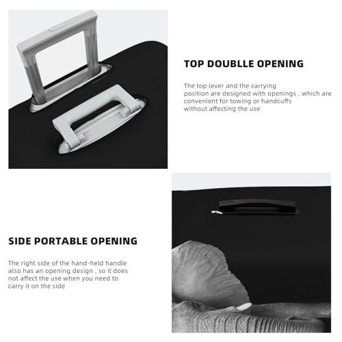 Indian Elephant Travel Luggage Covers - Elasticity Suitcase Covers Protector for Luggage 18-32 Inch4