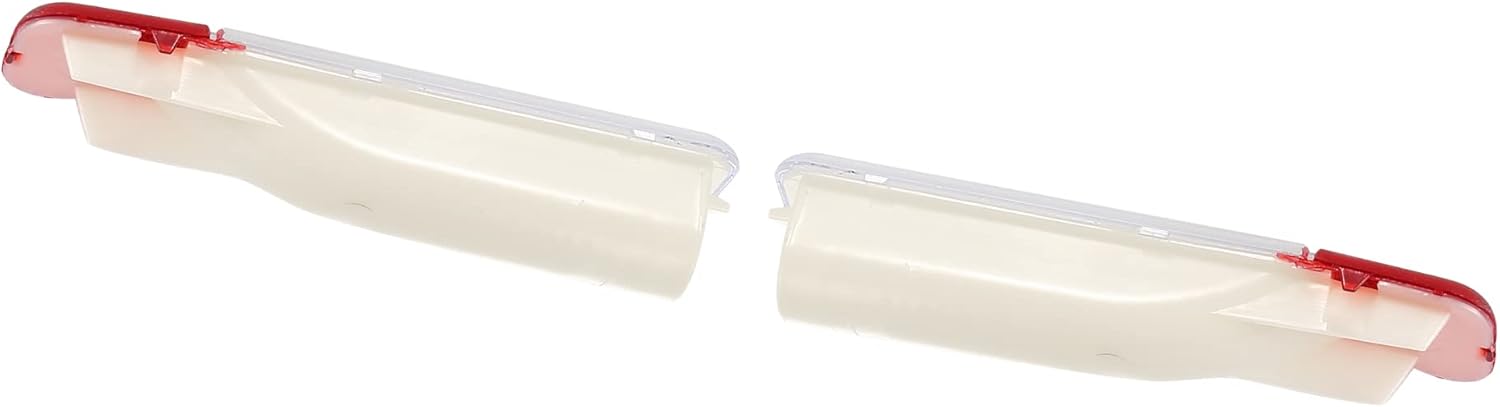 X AUTOHAUX Pair Interior Door Panel Courtesy Light Lens Cover Warning Light Lamp Housing for Chevrolet Silverado for GMC Sierra 2001-2006 for Cadillac Escalade 2002-2006 Clear White 15021517