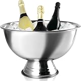 Champagnerschale Sektkühler Edelstahl Schale X
