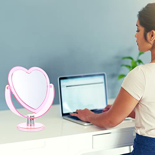 Espejo de Maquillaje Sobremesa FOMIYES Corazón miniatura 4