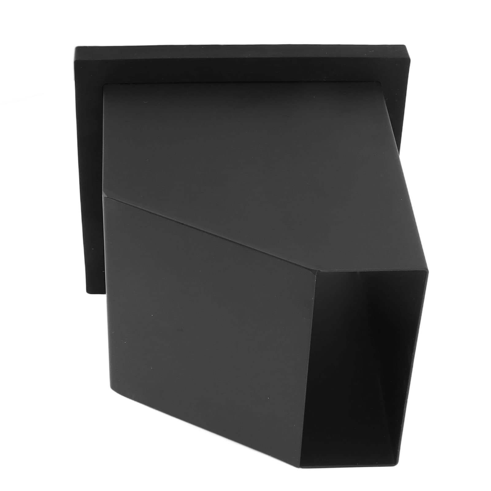Boîte à café intégrée sans fond, seau à scories, pour café, bar, poudre, pour comptoir de cuisine, bureau, avec matériau en caoutchouc et acier PTFE, noir, 7,2 x 6,7 x 6,1 pouces