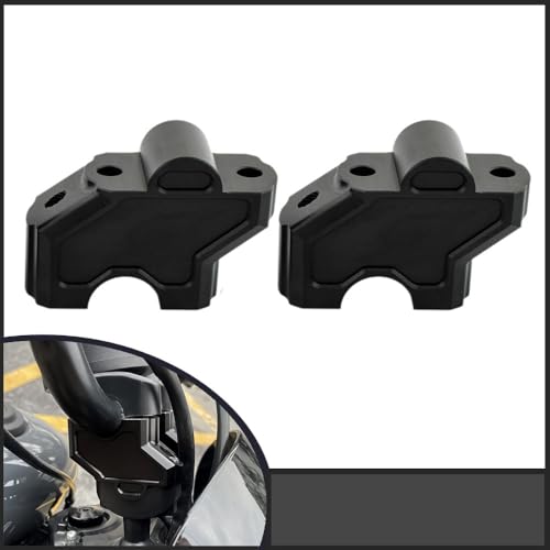 Abrazadera manillar elevador motocicleta Nightster 975 custom de aluminio 4