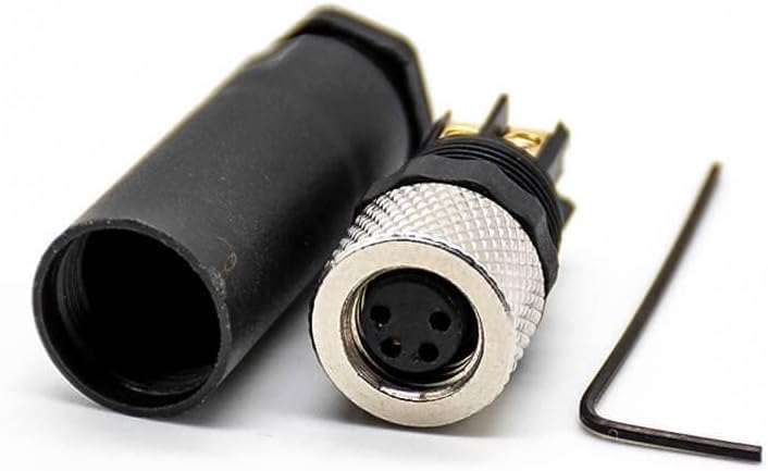 Amazon.com: Elecbee M8 4 Pin Female Connector Waterproof  