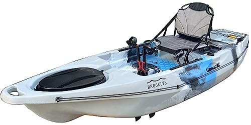 BKC PK10 Pedal Fishing Kayak – Paddle & Seat Included