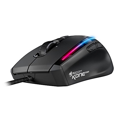 ROCCAT Kone EMP Max Performance RGB Gaming Maus (Owl-Eye Optischer Sensor, 12.000 dpi, RGB-Beleuchtung) schwarz